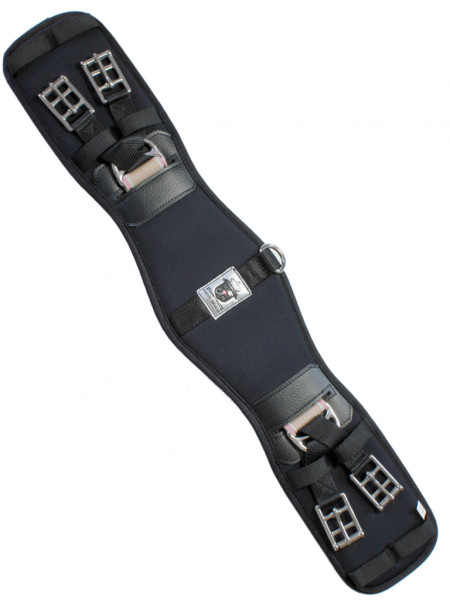 Memory Foam Dressurgurt schwarz