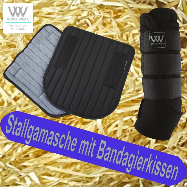 Woof Wear Stallgamasche mit Bandagierunterlage